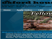 Tablet Screenshot of oxfordhouseutah.com